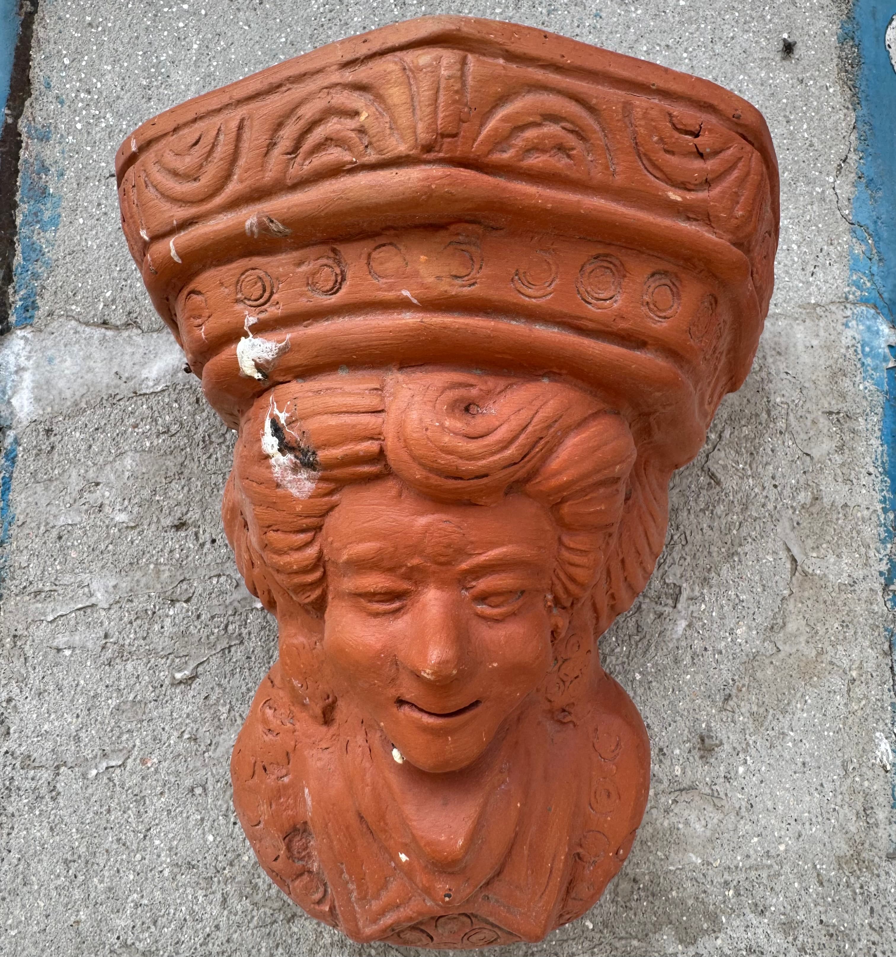 Man face toothbrush holder